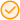 icon checkmark orange