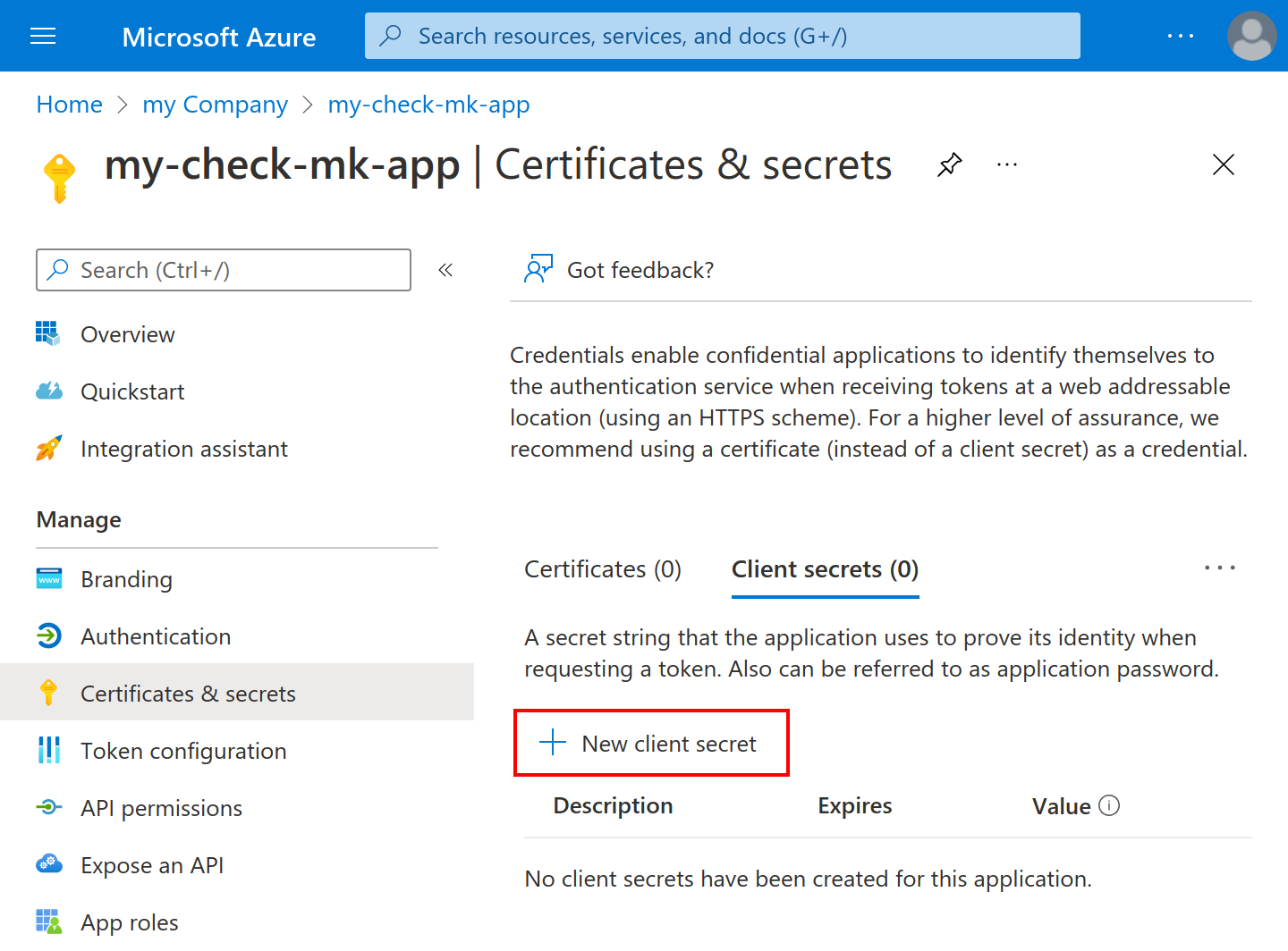 azure register 5