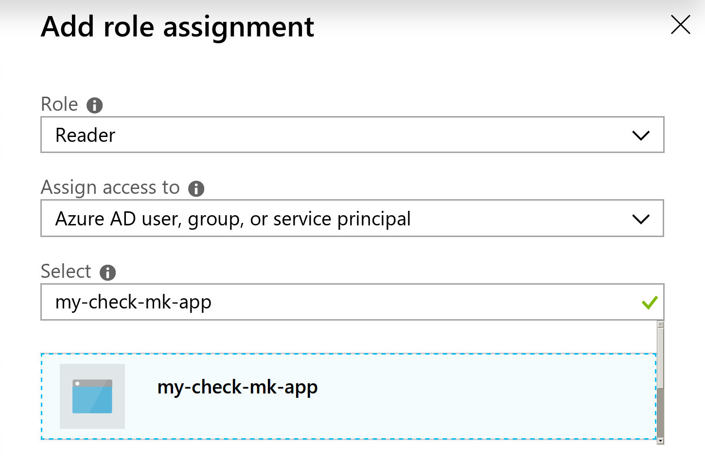azure role assignment