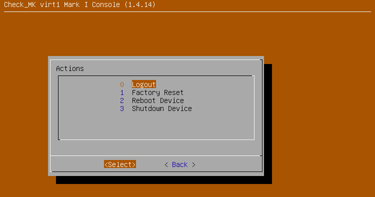 cma console actions 2