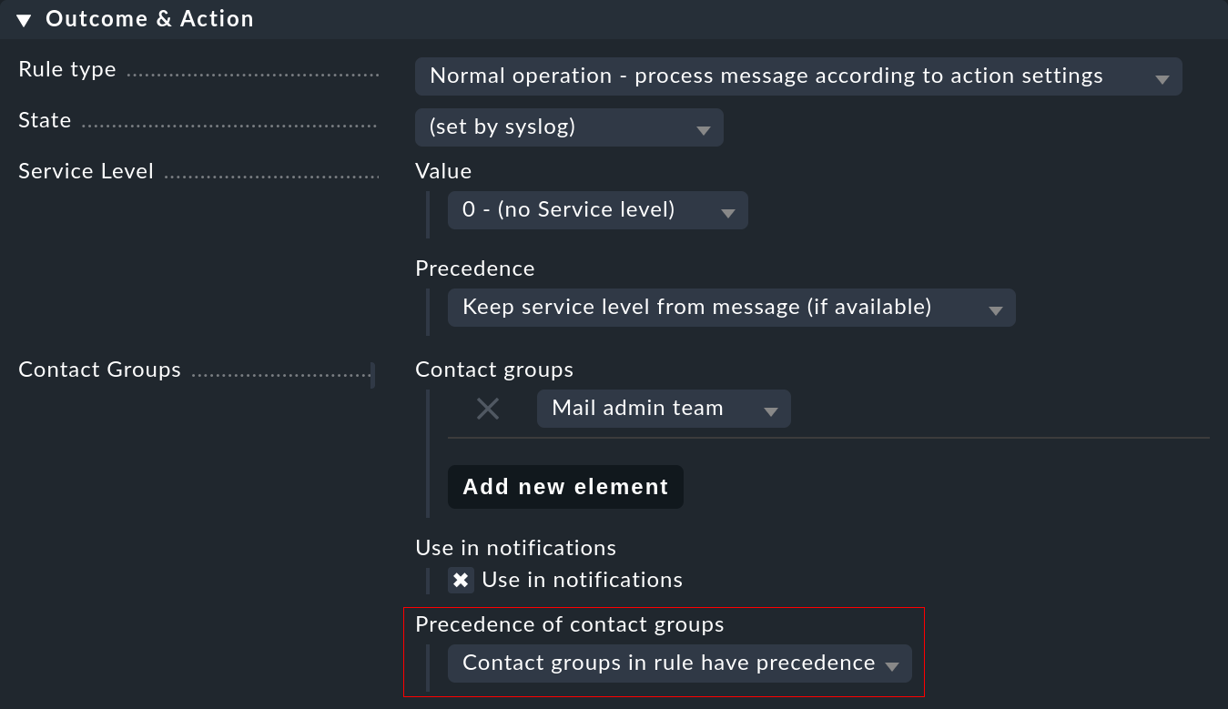 ec outcome contact groups