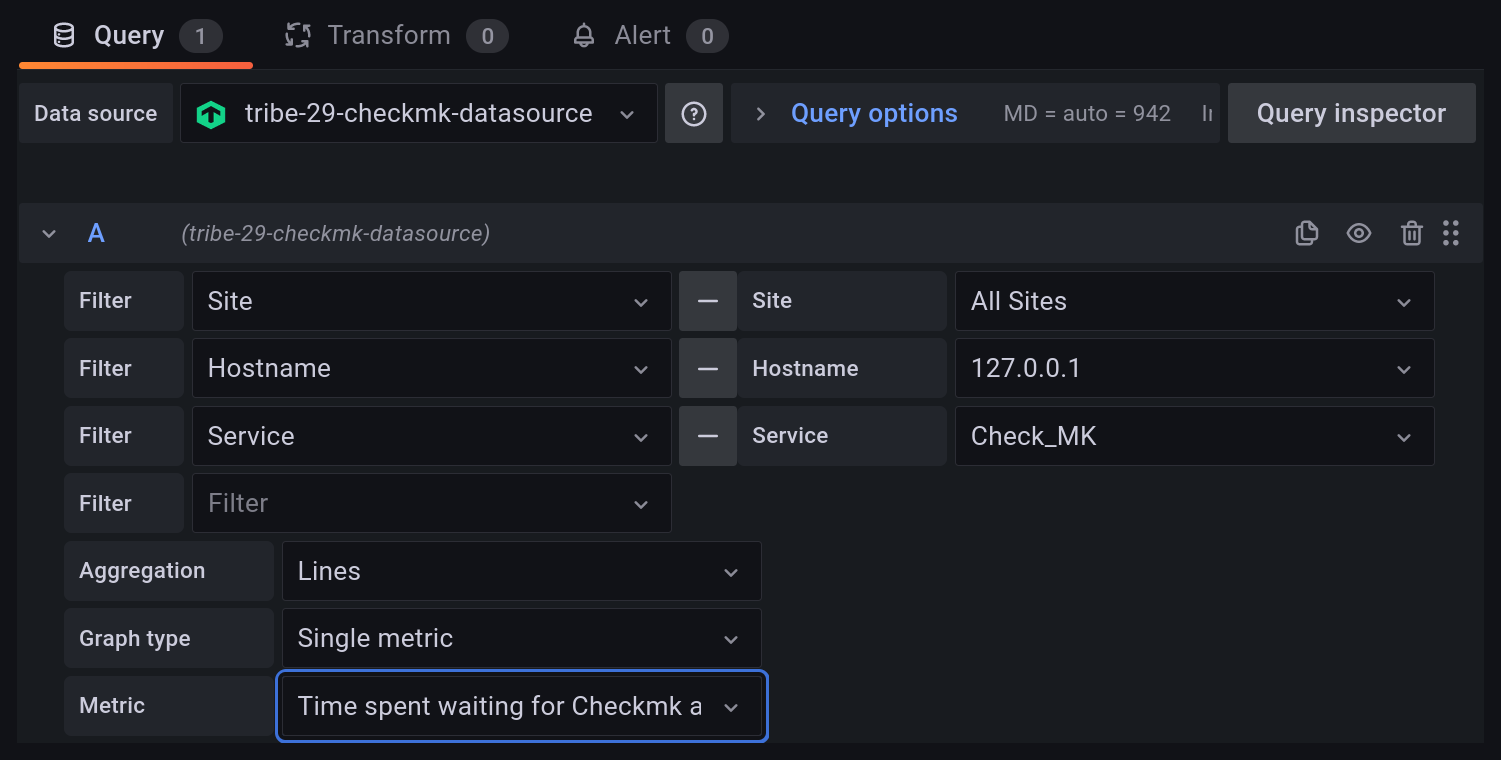 grafana dashboard single config