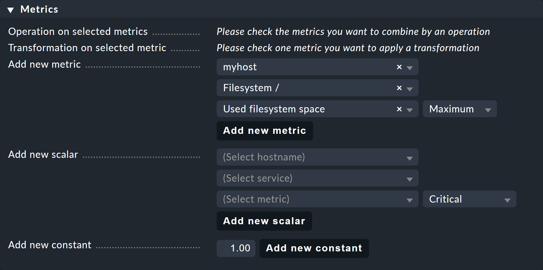 graphing metrics