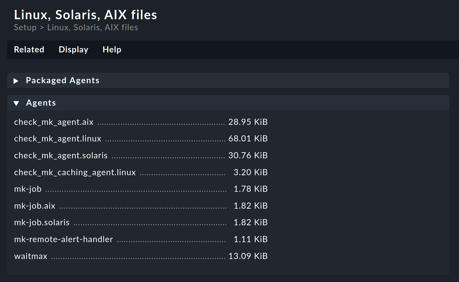 Liste der Agentenskripte zum Download