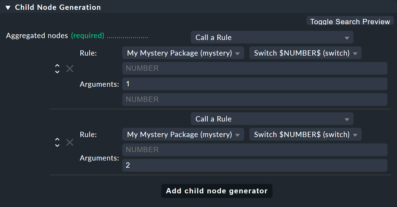 bi 6 rule with parameter 3