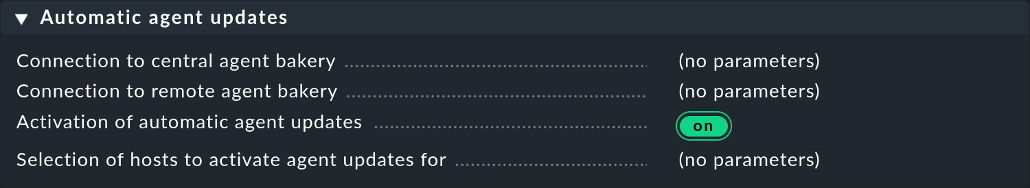 agent deployment activation of automatic agent updates