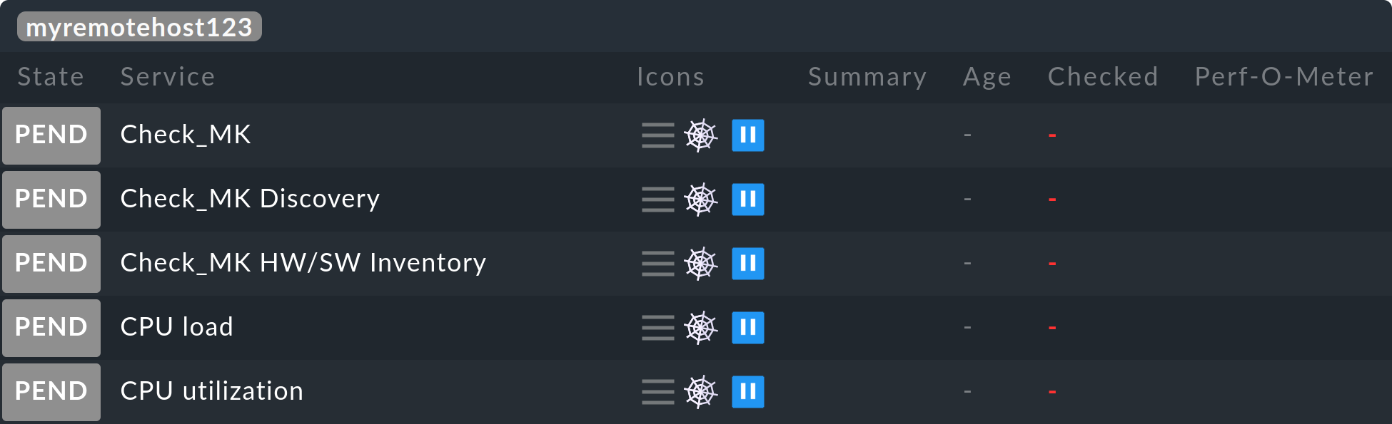 distributed monitoring livedump pending