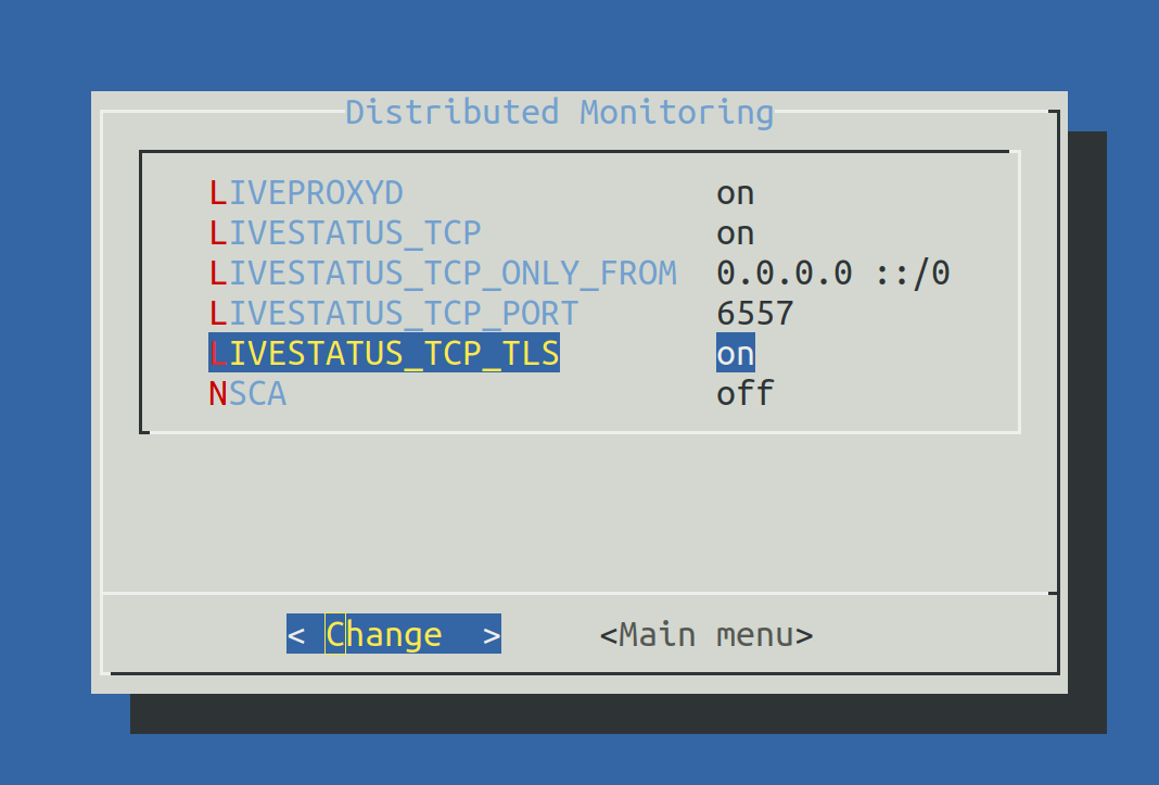 distributed monitoring livestatus tcp tls activated