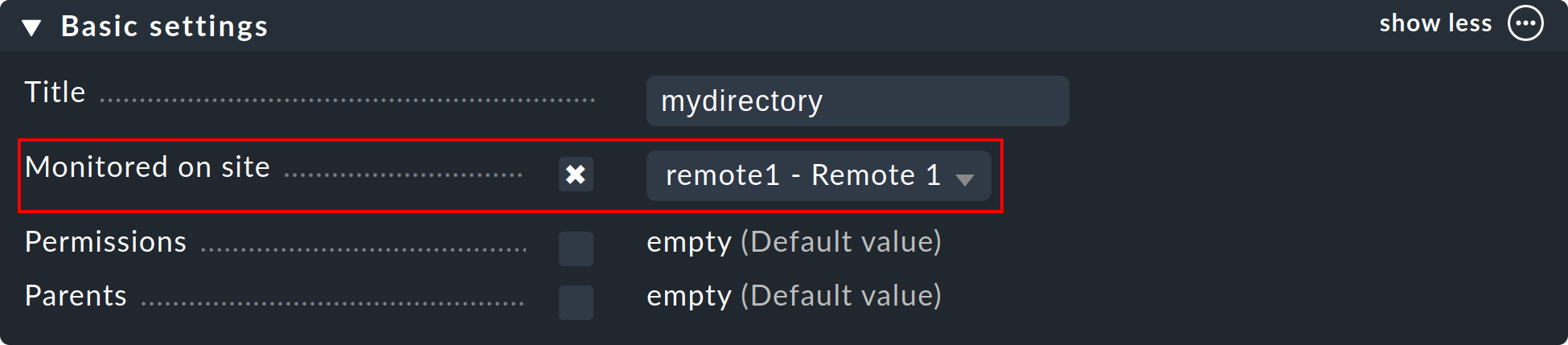 distributed monitoring monitored on site
