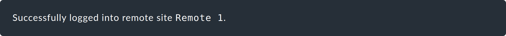 distributed monitoring successful login