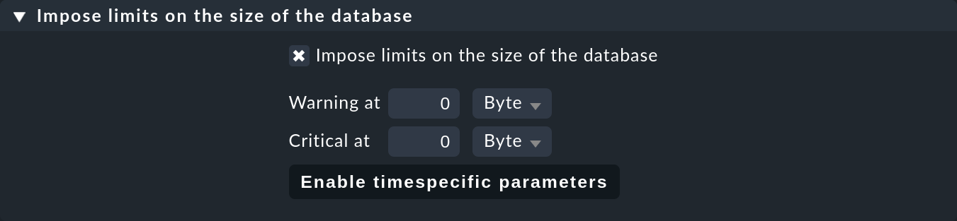 mysql size database