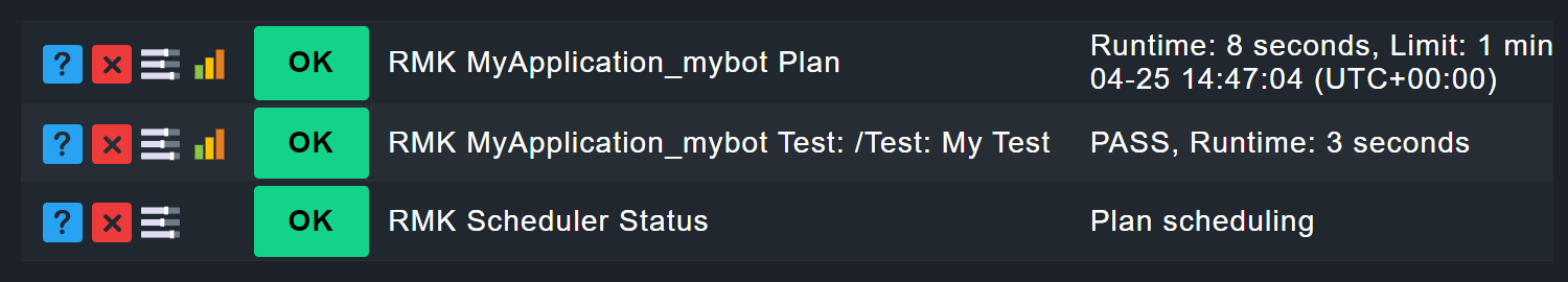 Robotmk-Services im Monitoring