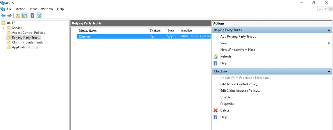 saml adfs 10