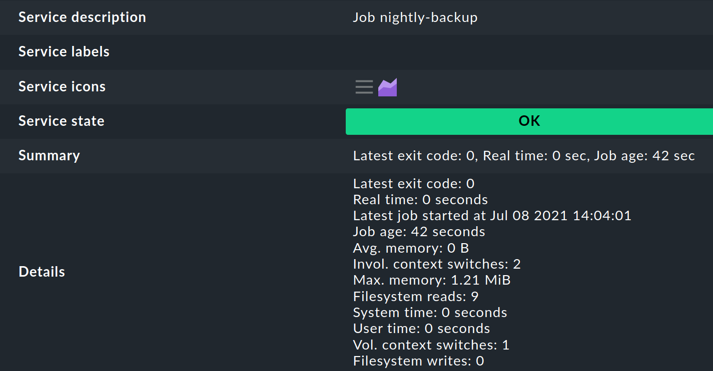 service mkjob