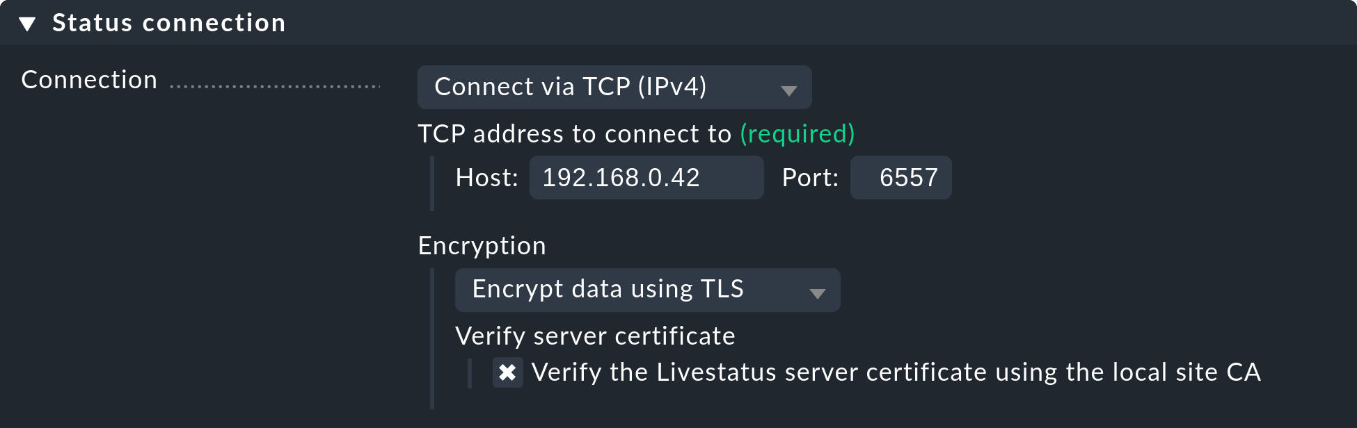 distributed monitoring enable encryption