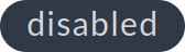 icon status label disabled