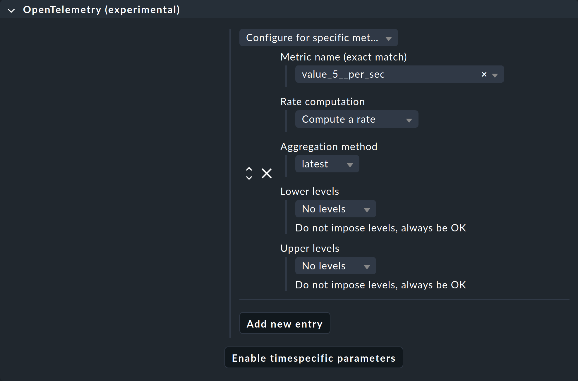 “Setting the service rules.”
