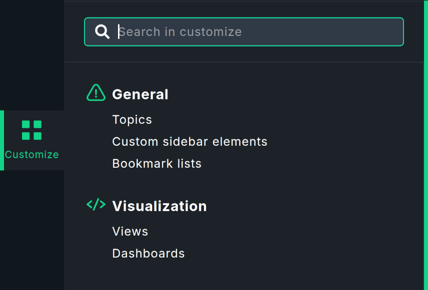 Customize menu of Checkmk Community in the navigation bar.
