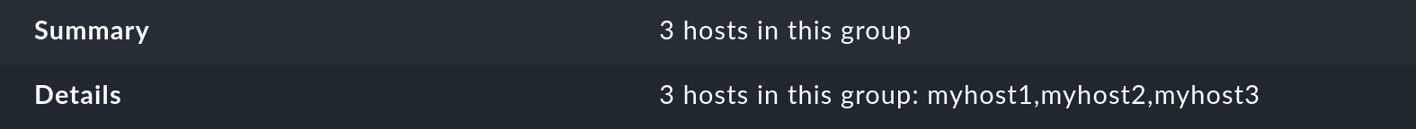 'Summary' and 'Details' shown in the service details.