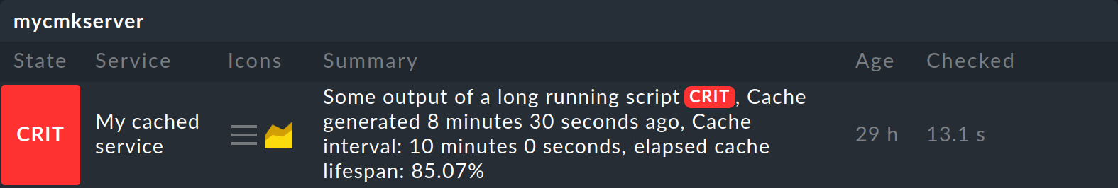 “A service that outputs cached data.”