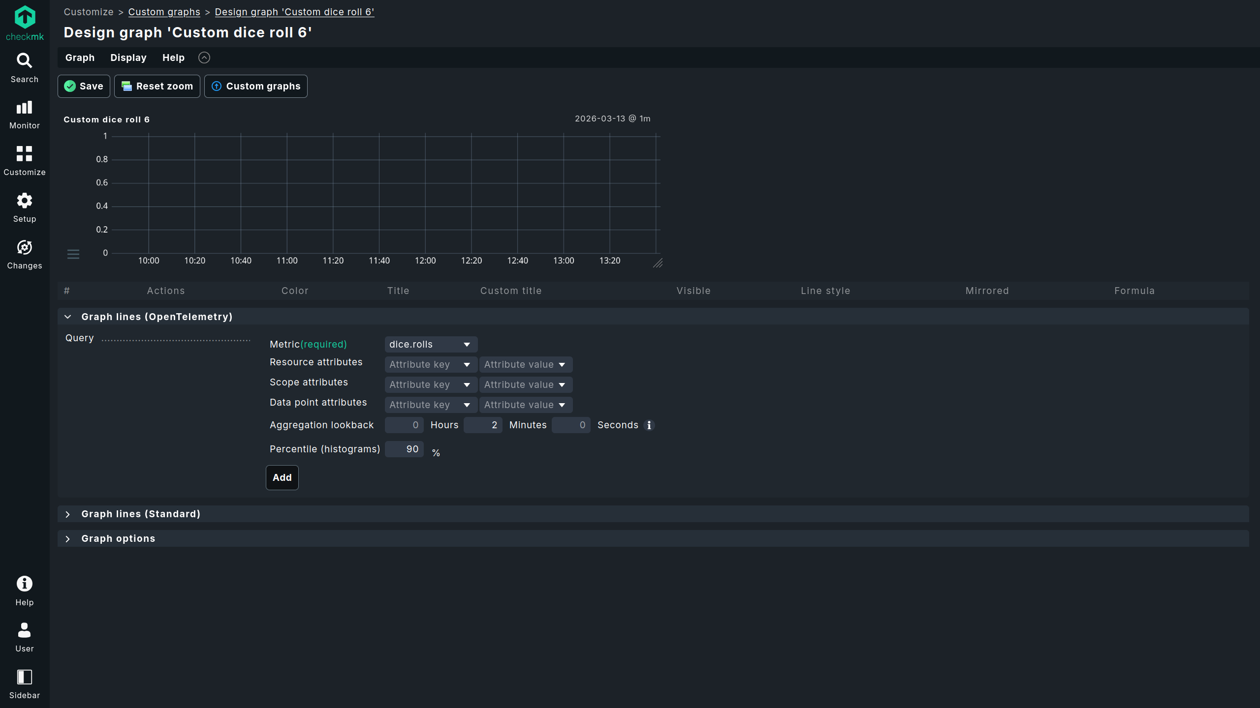 First, select a suitable metric to add.