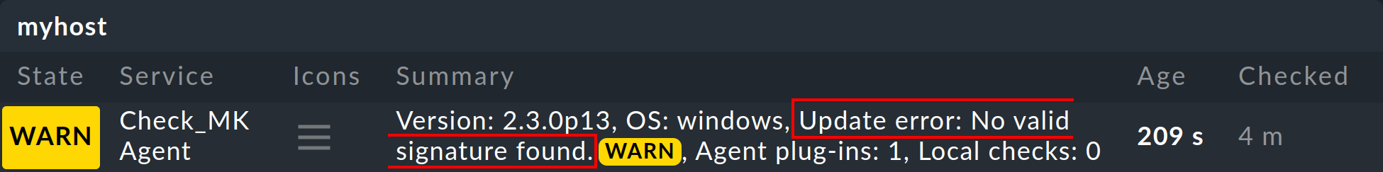 agent deployment no valid signature