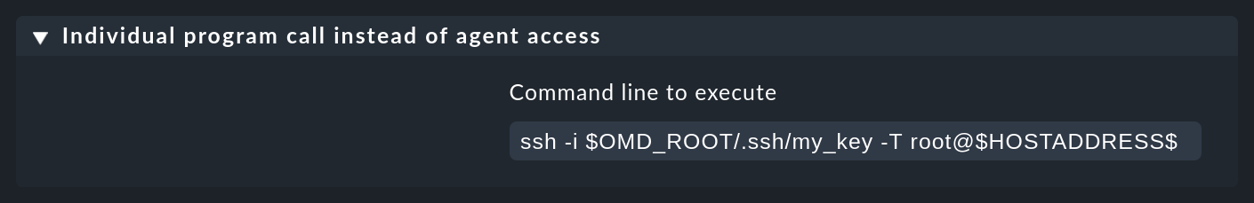 Rule to invoke the agent with multiple SSH keys.