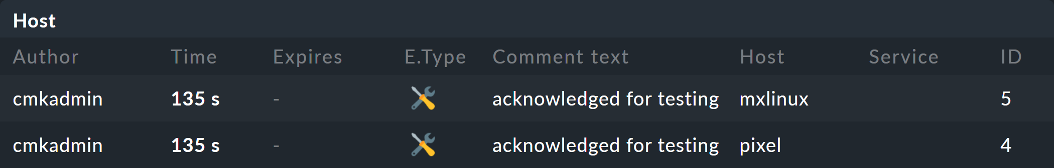 basics ackn comments