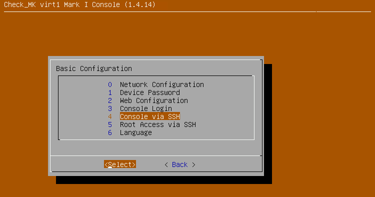 cma console config ssh console 2