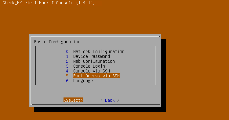 cma console config ssh root 1 2