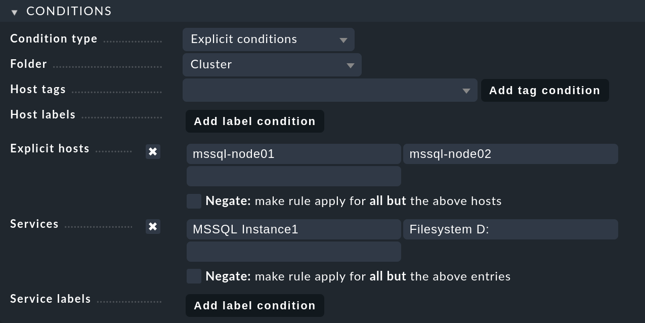 cs rule cs overlapping conditions