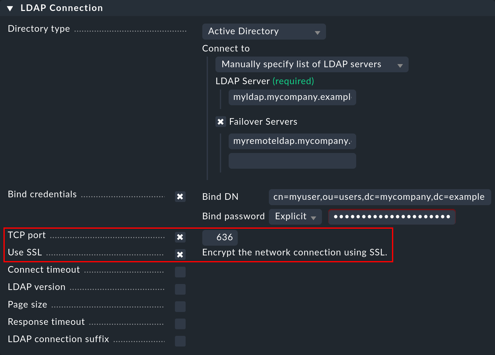 ldap new connection ldap connection ssl