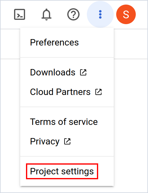 monitoring gcp project settings