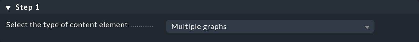 Selecting a graph.