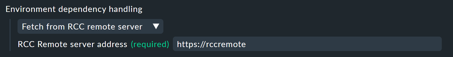 Specification for handling RCCRemote.