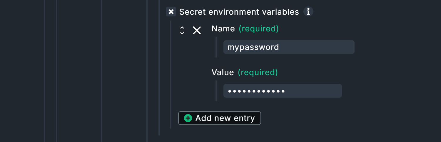 Option für geheime Umgebungsvariablen im Robotmk-Scheduler.