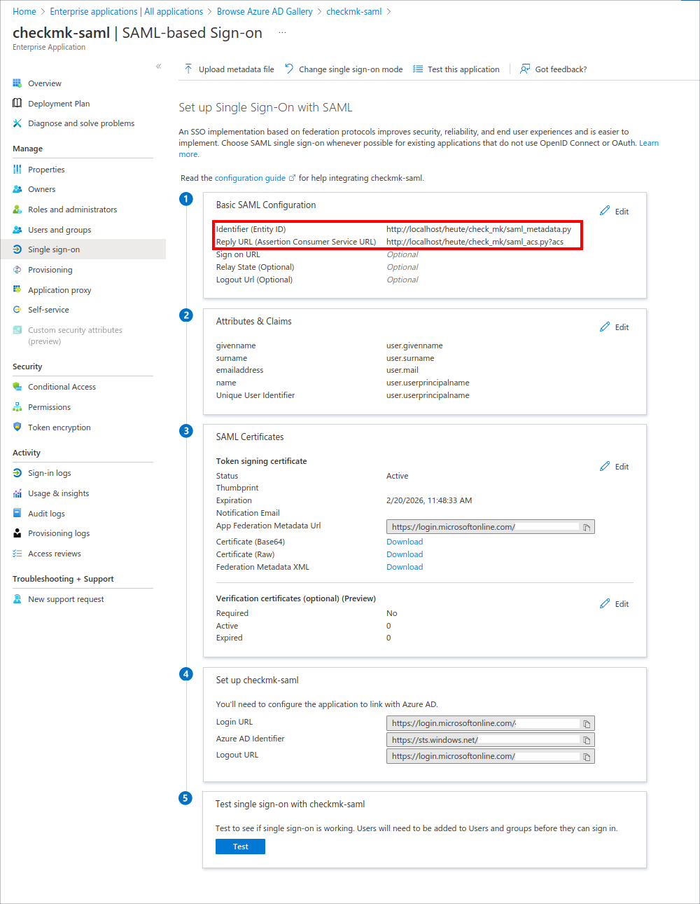 Overview of application data in Azure AD.
