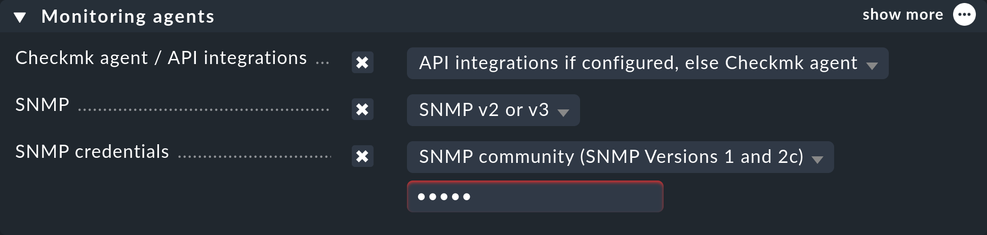 Aufnahme eines Hosts ins Monitoring per Checkmk-Agent und SNMP.