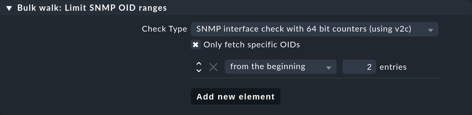 Bulkwalk: limit SNMP OID ranges.