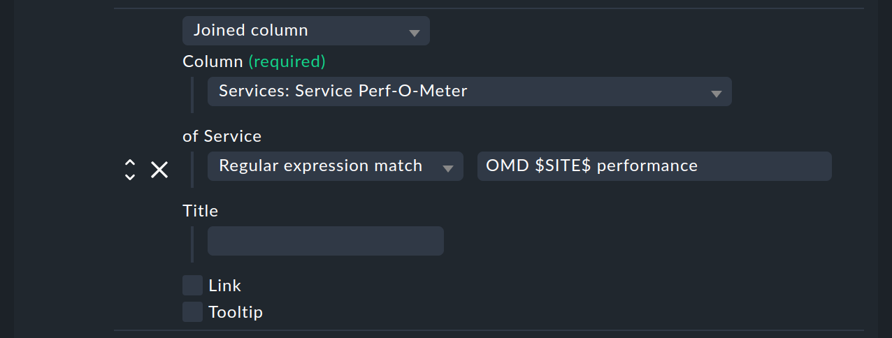 Selection of a 'Joined column' using a macro.